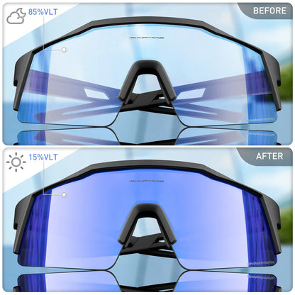 Kapvoe Photochromic Fahrradbrille