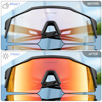 Kapvoe Photochromic Fahrradbrille