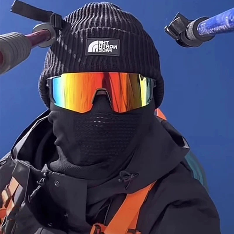 Übergroße Vintage Sportbrille – Unisex Winddicht