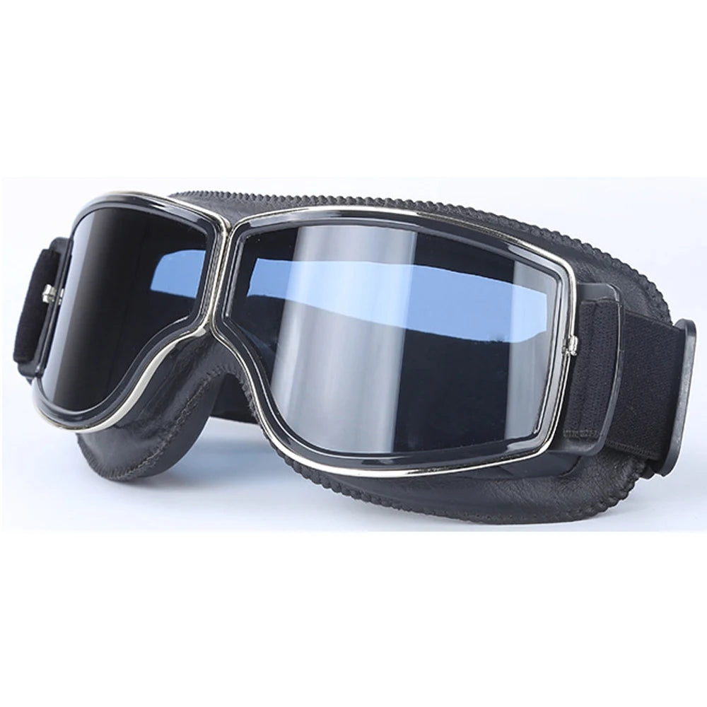 Vintage Motorradhelm Sonnenbrille