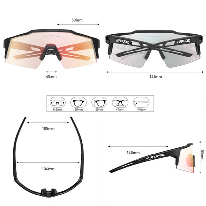 Kapvoe Photochromic Fahrradbrille